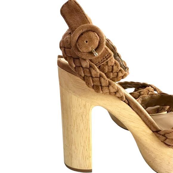 Veronica Beard Brown Platform Heels - Picture 11 of 16